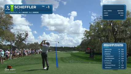 Scottie Scheffler | Round 3 | 5th hole | Shot 1 | 2026 Arnold Palmer