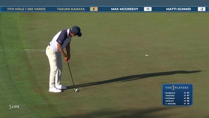 Takumi Kanaya | Round 1 | 11th hole | Shot 5 | 2026 THE PLAYERS
