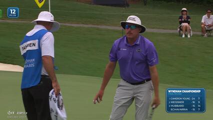 Joel Dahmen | Round 4 | 12th hole | Shot 4 | 2025 Wyndham