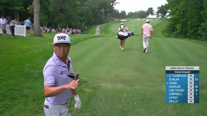 David Lipsky | Round 4 | 1st hole | Shot 1 | 2025 John Deere