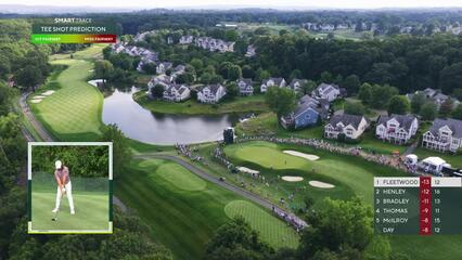 Tommy Fleetwood | Round 3 | 13th hole | Shot 1 | 2025 Travelers
