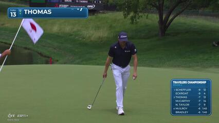 Justin Thomas | Round 2 | 13th hole | Shot 4 | 2025 Travelers