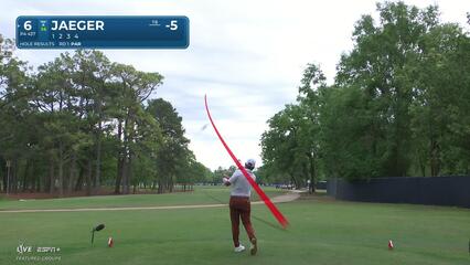 Stephan Jaeger | Round 2 | 6th hole | Shot 1 | 2025 Houston Open