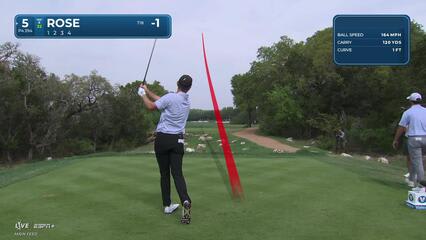 Justin Rose | Round 1 | 5th hole | Shot 1 | 2025 Valero