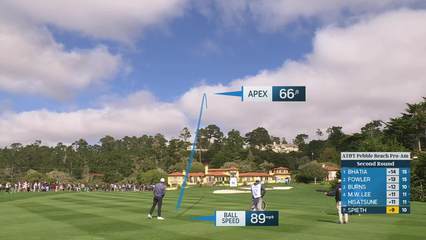 Jordan Spieth | Round 2 | 11th hole | Shot 2 | 2026 AT&T Pebble Beach