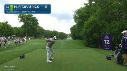 Matt Fitzpatrick | Round 3 | 12th hole | Shot 1 | 2026 Truist Championship