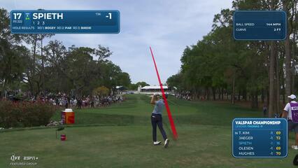 Jordan Spieth | Round 4 | 17th hole | Shot 1 | 2025 Valspar