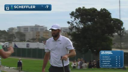 Scottie Scheffler | Round 4 | 12th hole | Shot 4 | 2025 Genesis