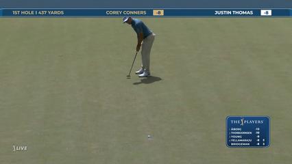 Corey Conners | Round 4 | 1st hole | Shot 4 | 2026 THE PLAYERS