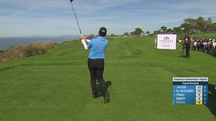 Matthieu Pavon | 2024 Farmers | Round 4 | 4th hole | Shot 1