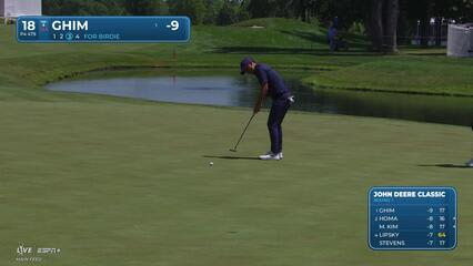 Doug Ghim | Round 1 | 18th hole | Shot 4 | 2025 John Deere