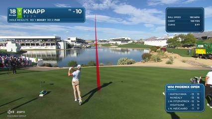 Jake Knapp | Round 3 | 18th hole | Shot 1 | 2026 WM Phoenix Open