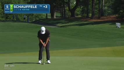 Xander Schauffele | Round 4 | 5th hole | Shot 4 | 2026 Truist Championship