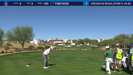 Tom Hoge | 2022 WM Phoenix Open | Round 3 | 4th hole | Shot 1
