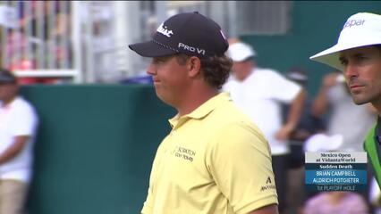 Brian Campbell | Playoff 1 | 18th hole | Shot 5 | 2025 Mexico Open