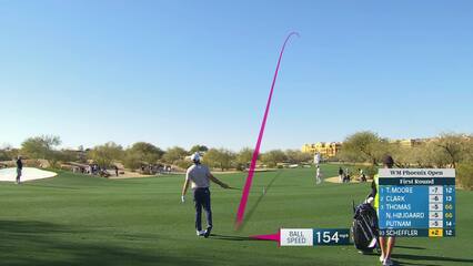 Scottie Scheffler | Round 1 | 13th hole | Shot 2 | 2025 WM Phoenix Open