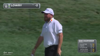 Shane Lowry | Round 2 | 13th hole | Shot 3 | 2025 BMW Championship
