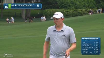 Matt Fitzpatrick | Round 3 | 16th hole | Shot 4 | 2026 Truist Championship