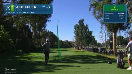 Scottie Scheffler | Round 3 | 12th hole | Shot 1 | 2026 The Genesis