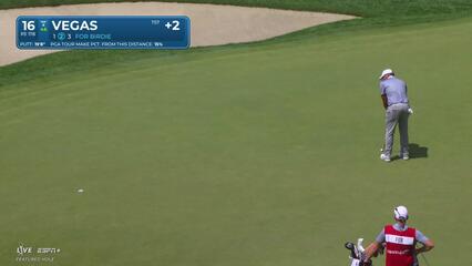 Jhonattan Vegas | Round 3 | 16th hole | Shot 3 | 2025 Travelers