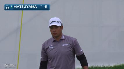 Hideki Matsuyama | Round 2 | 13th hole | Shot 4 | 2025 Truist Championship