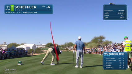 Scottie Scheffler | Round 3 | 11th hole | Shot 1 | 2026 WM Phoenix Open