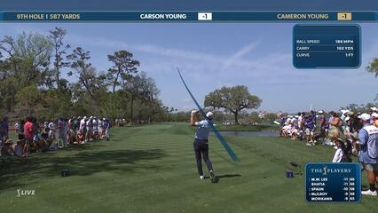 Cameron Young | Round 3 | 9th hole | Shot 1 | 2025 THE PLAYERS