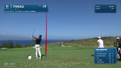 Tony Finau | Round 4 | 11th hole | Shot 1 | 2025 The Sentry