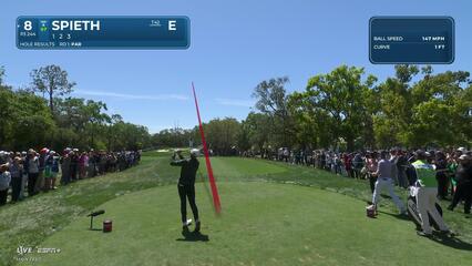 Jordan Spieth | Round 2 | 8th hole | Shot 1 | 2025 Valspar