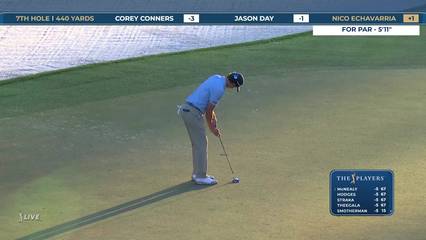 Nico Echavarria | Round 1 | 7th hole | Shot 4 | 2026 THE PLAYERS