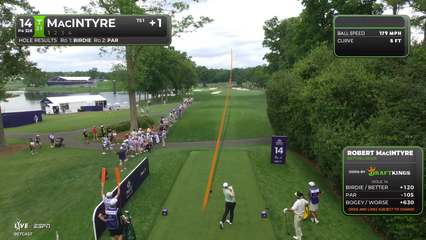 Robert MacIntyre | Round 3 | 14th hole | Shot 1 | 2026 Truist Championship
