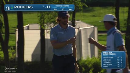 Patrick Rodgers | Round 3 | 9th hole | Shot 4 | 2025 THE CJ CUP