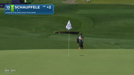 Xander Schauffele | Round 4 | 13th hole | Shot 2 | 2026 Truist Championship
