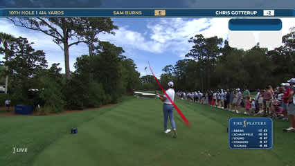 Sam Burns | Round 3 | 10th hole | Shot 1 | 2026 THE PLAYERS