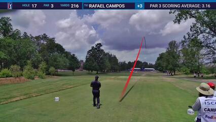 Rafael Campos | Round 3 | 17th hole | Shot 1 | 2025 ISCO Championship