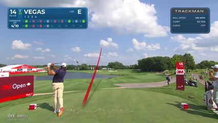 Jhonattan Vegas | Round 1 | 14th hole | Shot 1 | 2025 3M Open