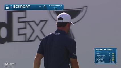 Austin Eckroat | Round 1 | 18th hole | Shot 6 | 2025 Rocket Classic