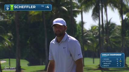 Scottie Scheffler | Round 2 | 9th hole | Shot 3 | 2026 Cadillac