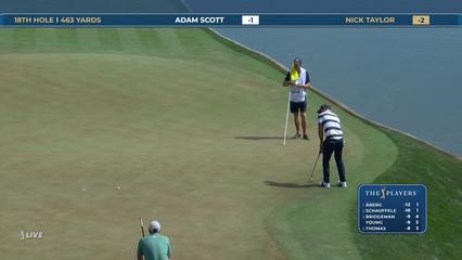 Nick Taylor | Round 3 | 18th hole | Shot 4 | 2026 THE PLAYERS