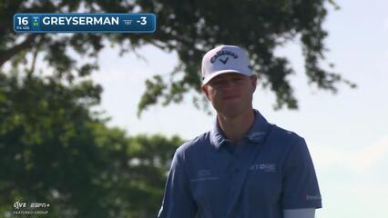 Max Greyserman | Round 2 | 16th hole | Shot 4 | 2025 Cognizant Classic