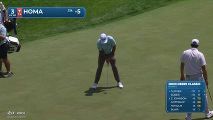 Max Homa | Round 2 | 3rd hole | Shot 3 | 2026 John Deere