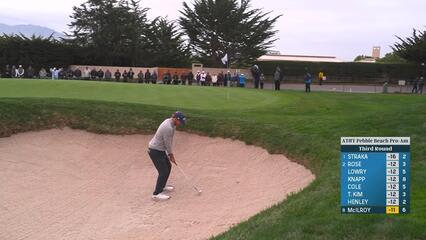 Russell Henley | Round 3 | 3rd hole | Shot 3 | 2025 AT&T Pebble Beach
