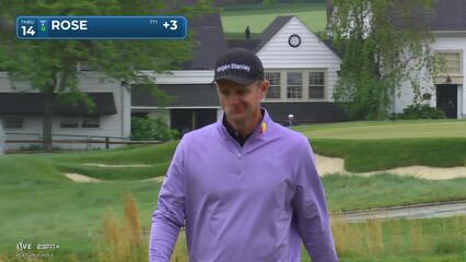 Justin Rose | Round 2 | 14th hole | Shot 3 | 2025 Truist Championship