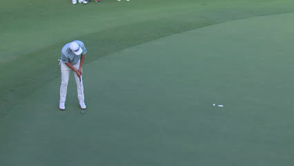 Sam Stevens | Round 1 | 18th hole | Shot 3 | 2025 Sanderson Farms
