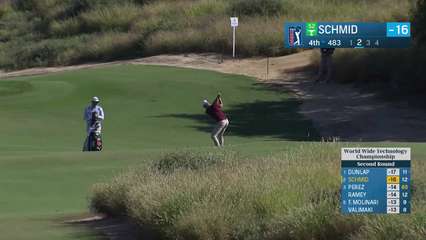 Matti Schmid | Round 2 | 4th hole | Shot 2 | 2025 World Wide Technology