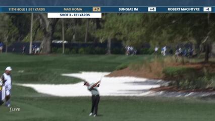 Max Homa | Round 2 | 11th hole | Shot 3 | 2025 THE PLAYERS