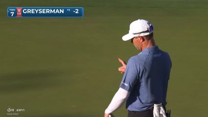 Max Greyserman | Round 1 | 16th hole | Shot 2 | 2026 WM Phoenix Open