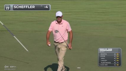 Scottie Scheffler | Round 1 | 17th hole | Shot 4 | 2025 FedEx St. Jude