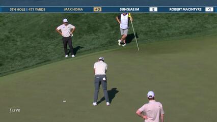 Max Homa | Round 1 | 5th hole | Shot 5 | 2025 THE PLAYERS