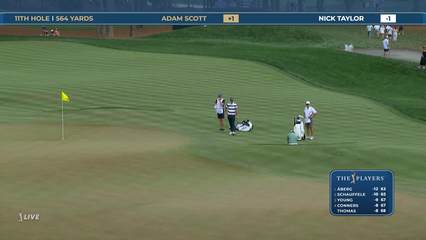 Adam Scott | Round 3 | 11th hole | Shot 4 | 2026 THE PLAYERS